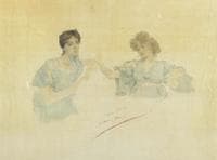 Portraits of Laura and Anna Alma-Tadema