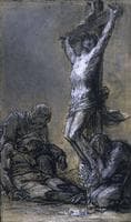 Christ en croix (study)