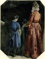 Study of Three Standing Figures