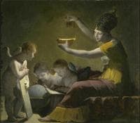 Minerve éclairant les Sciences et les Arts