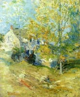The Artist's House through the Trees