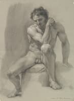 Seated Nude Male