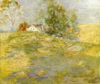 Artist's Home in Autumn, Greenwich, Connecticut