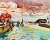 View of the Port of Honfleur