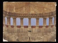 Design for a Backcloth for Coriolanus