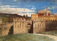 Antium Seen From Outside the City Walls