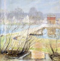View from the Holley House, Cos Cob, Connecticut