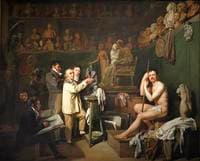 The Studio of Sculptor Houdon