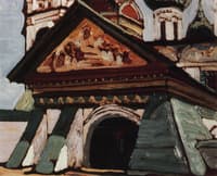 Entrance to the Church of St. Nicholas, Yaroslavl