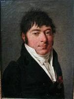 Portrait of a Man Wearing Blue