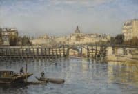 The Seine with Bridge and Boom