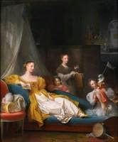 Family Playing with a Dog