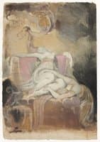 Sketch for 'Dido on the Funeral Pyre'