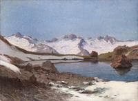 The Zillertal Alps seen from Schwarzsee,