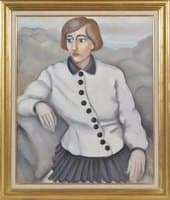 Jeune femme à la blouse