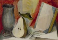 Still Life with Book and Bear