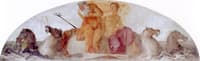 Neptune and Mercury on a Shell Pulled by Sea Horses