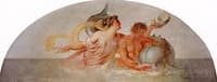 Nereid and Triton with Dolphin