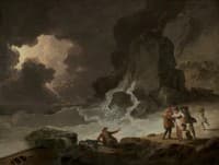 A Storm Behind the Isle of Wight