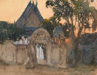 At the Temple