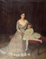 Mrs Fleischmann and Her Daughter Rosemary
