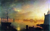 Moonlit Night in St. Petersburg