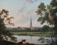 View of Masham and the River Ure at Masham