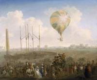 The Ascent of Lunardi's Balloon from St George's Fields, London