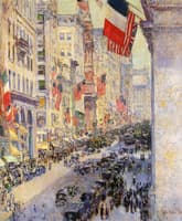 Up the Avenue from Thirty-Fourth Street, 1917
