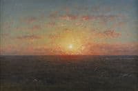 Sunset over the Sea