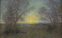 Sunset over the Sea