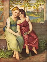 Portrait of Adelheid and Gabriele von Humboldt