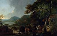 Hafod Devil's Bridge (An Estuary Scene in Scotland)