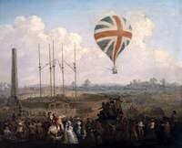 Lunardi's Second Balloon Ascending from St George's Fields, 1785