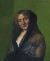 Young Woman with a Black Veil
