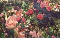 Elena entre rosas