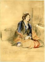 A seated woman of Constantinople
