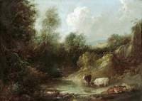 Landscape with Cattle Watering