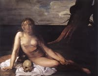 The Penitent Magdalene (study)