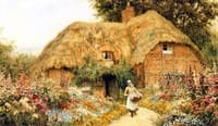 Woman before a Cottage