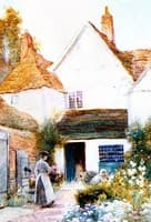Gardening Outside the Cottage