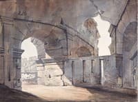 In the Arcade of the Colosseum