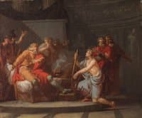 David Playing before Saul