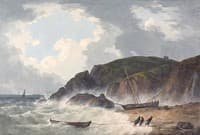 Rough sea off St Catherine's Rock