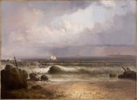 Coming Squall (Nahant Beach with a Summer Shower)