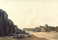 View looking West, back towards Tenby