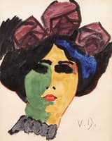 Portrait of a Woman with Hat