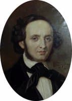 Portrait of Composer Felix Mendelssohn