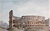 Exterior of the Colosseum from the West