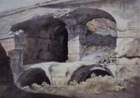 Detail of Stonework in the Colosseum